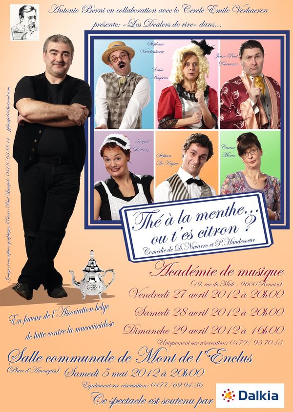 affiche thé à la menthe
